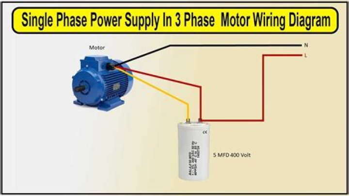 What causes a 3 phase motor to single phase?
