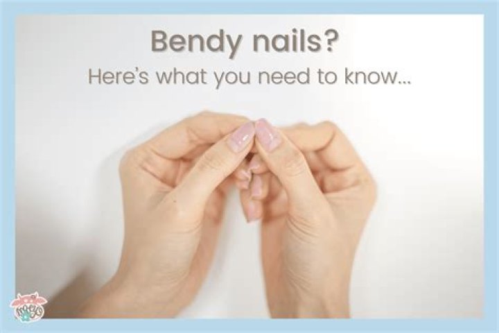 What causes soft bendy nails?