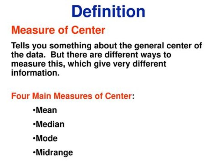 What center means?