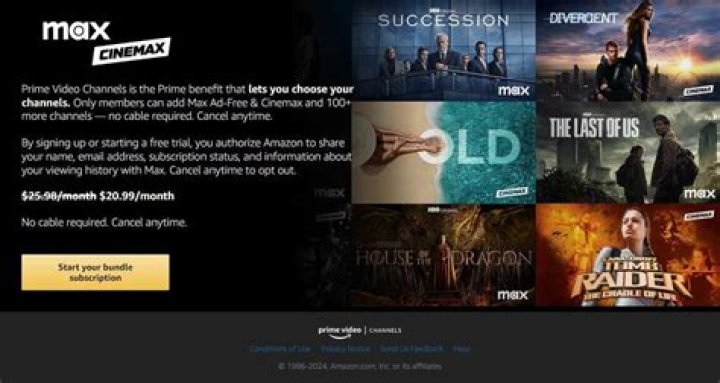 What channel is Cinemax West?