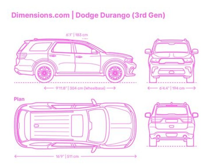 What chassis is the Dodge Durango built on?