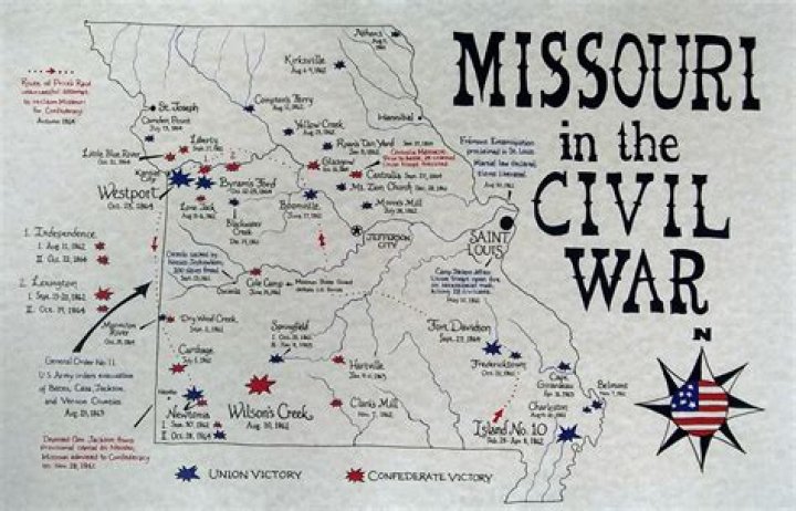 What Civil War battles were fought in Missouri?