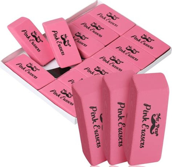 What color is an eraser?