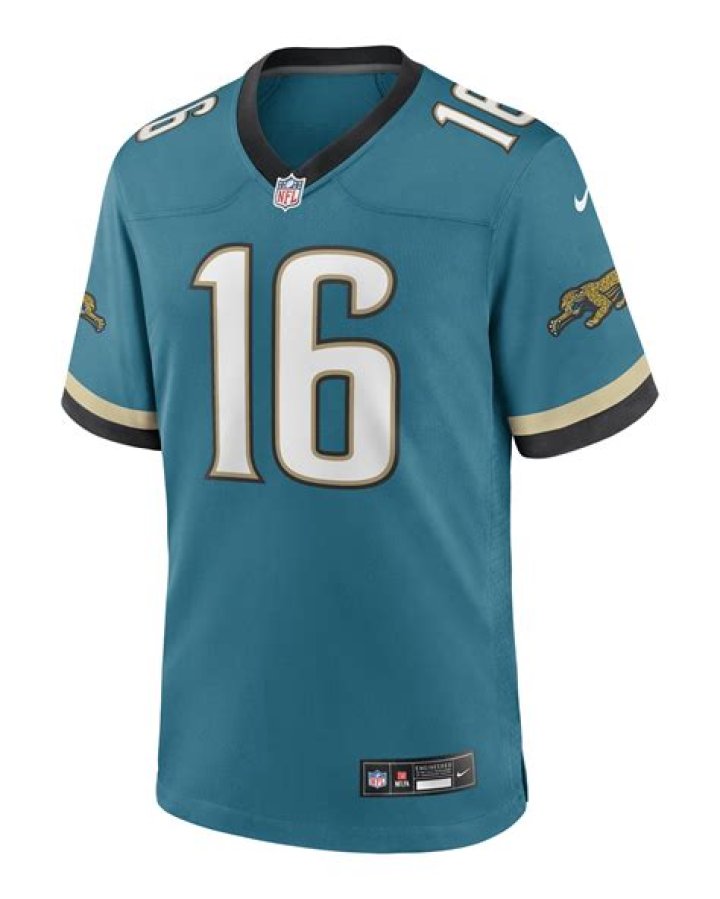 What color is Jacksonville Jaguars jersey?