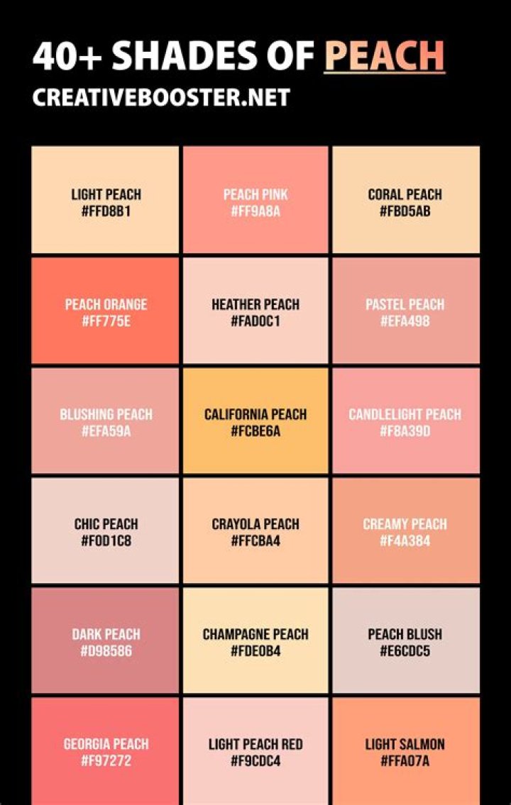 What color is pale peach?