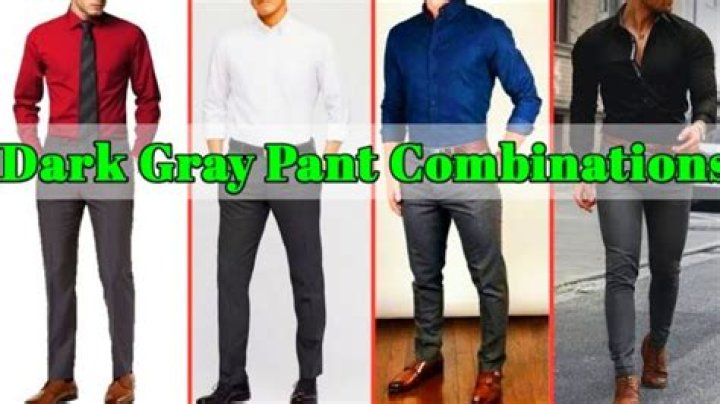What color pants go with a GREY cardigan?