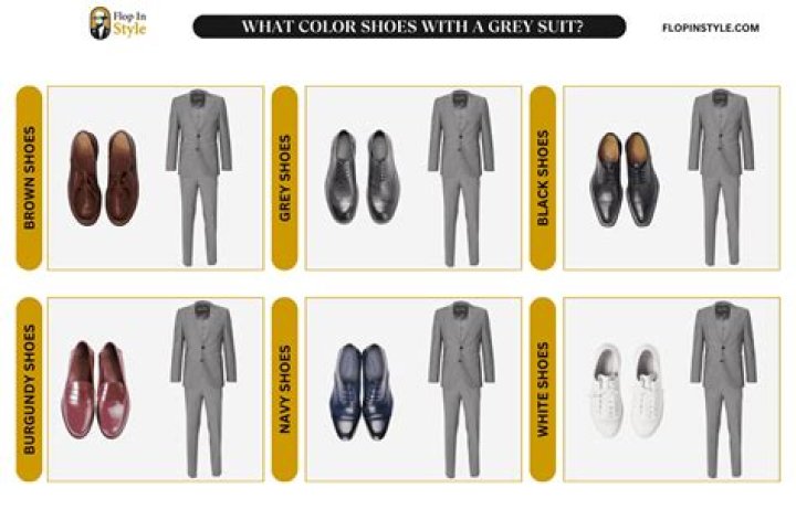 What color shoes go with a suit?