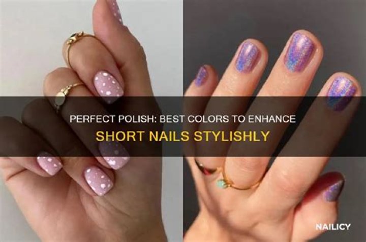 What Colour looks best on short nails?