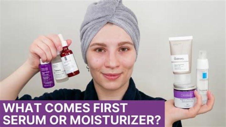 What comes first moisturizer or face mask?