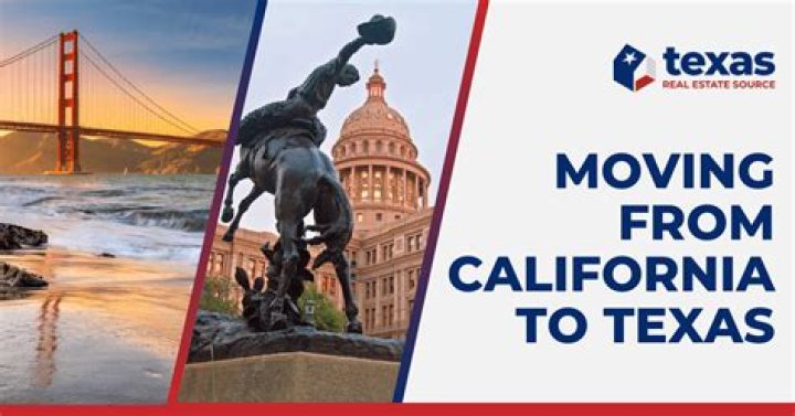 What companies are moving from California to Texas?