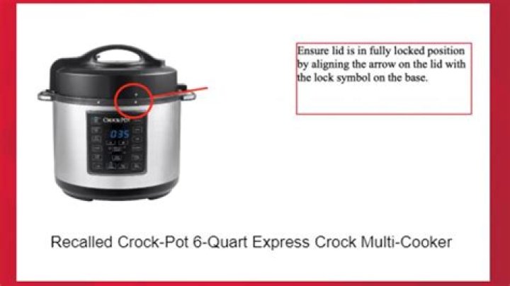 What crock pot is being recalled?