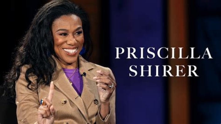 What degree does Priscilla Shirer have?