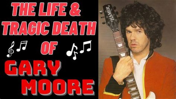 What did Gary Moore guitarist died of?