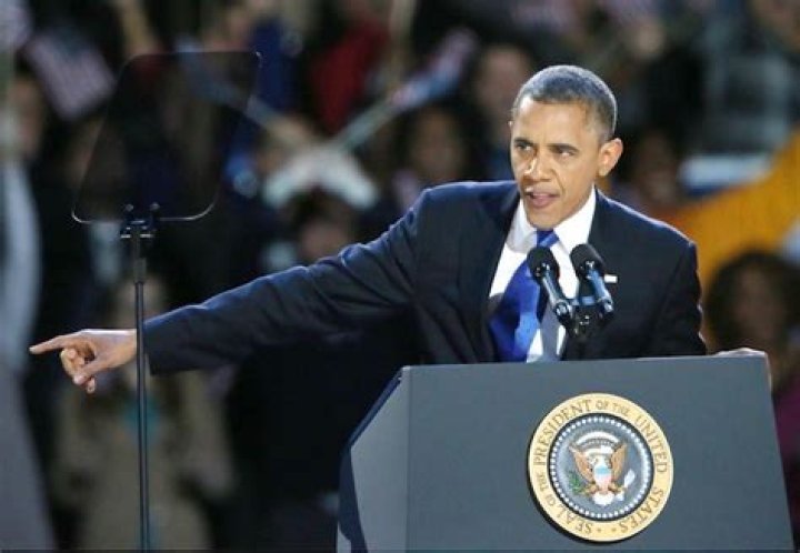 What did Obama say in his victory speech?