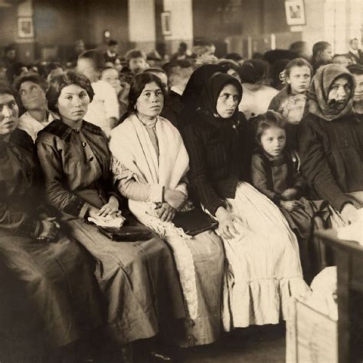 What did they check for at Ellis Island?
