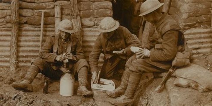 What did WW1 soldiers drink in the trenches?
