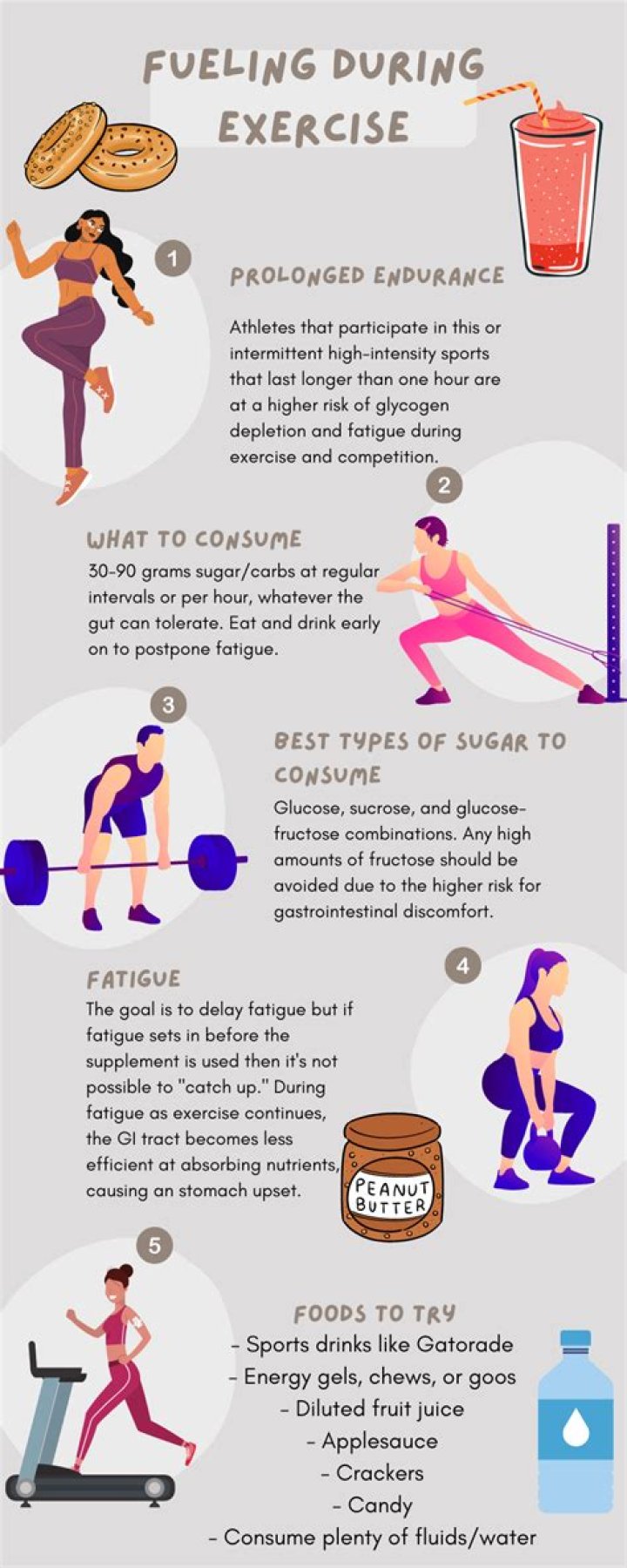 What do carbohydrates do during exercise?