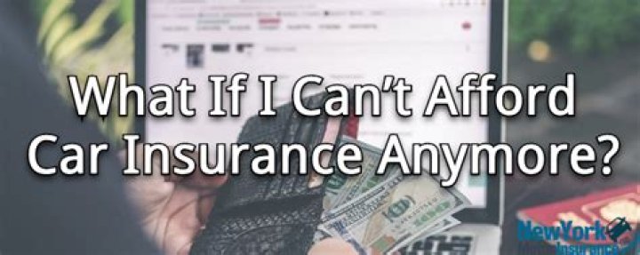 What do I do if I can't afford car insurance?