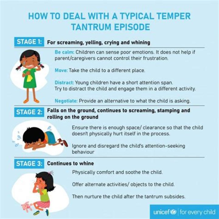 What do I do when my 20 month old throws a tantrum?