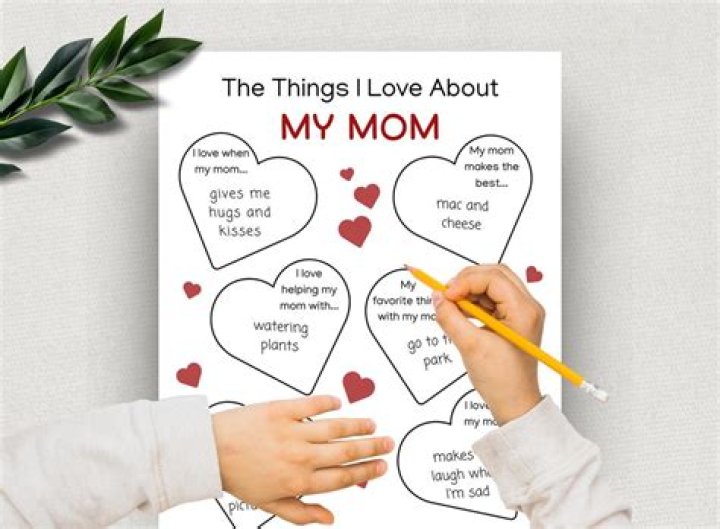 What do I love about my mom ideas?