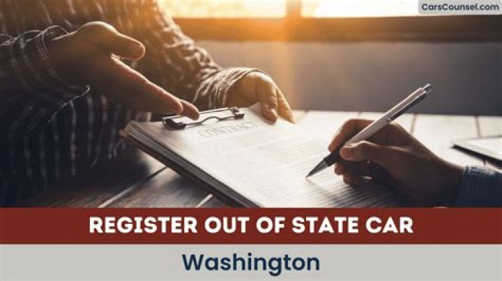 What do I need to register my car in Washington state?