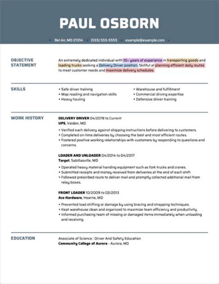 What do I put for career goals on a resume?