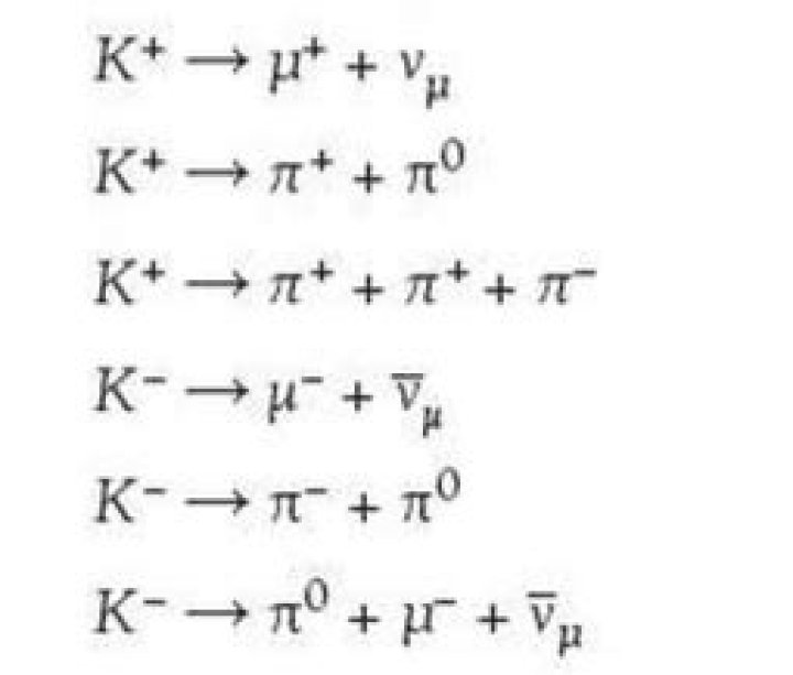 What do kaons do?
