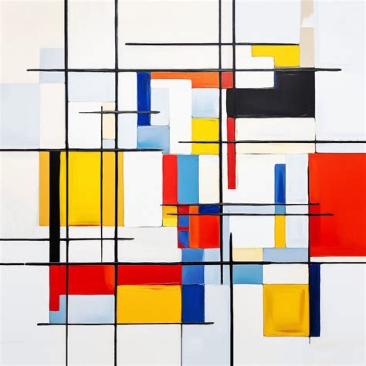 What do Mondrian's paintings mean?