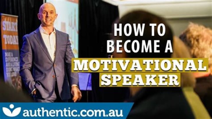What do motivational speakers do?
