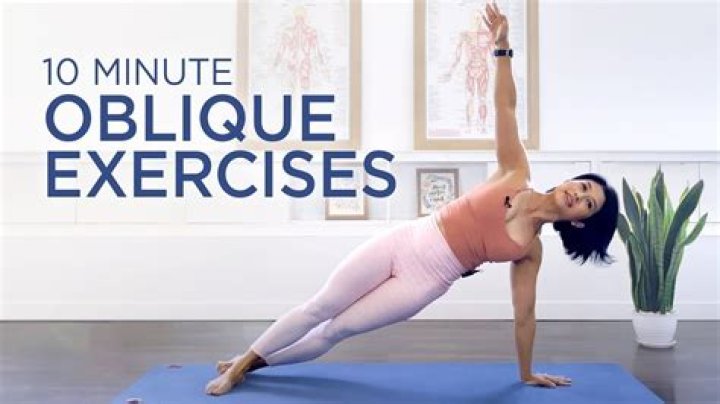 What do oblique exercises do?
