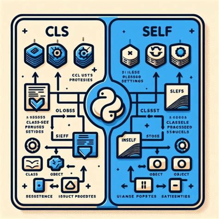 What do self and CLS refer to?
