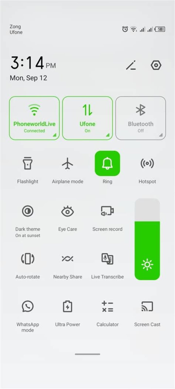 What do the symbols mean on my Huawei?