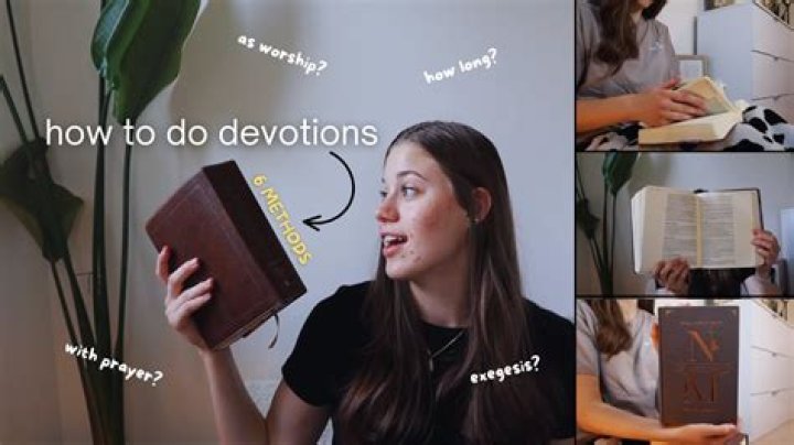What do you do for devotions?