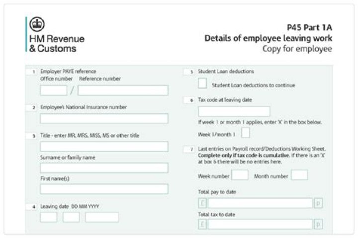 What do you do if you don't have a p45?