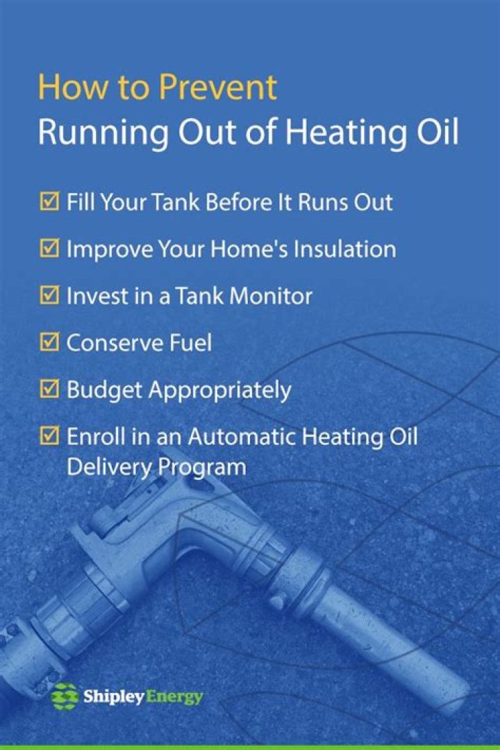 What do you do when you run out of heating oil?