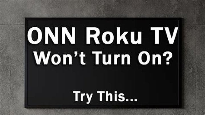 What do you do when your TCL Roku TV wont turn on?