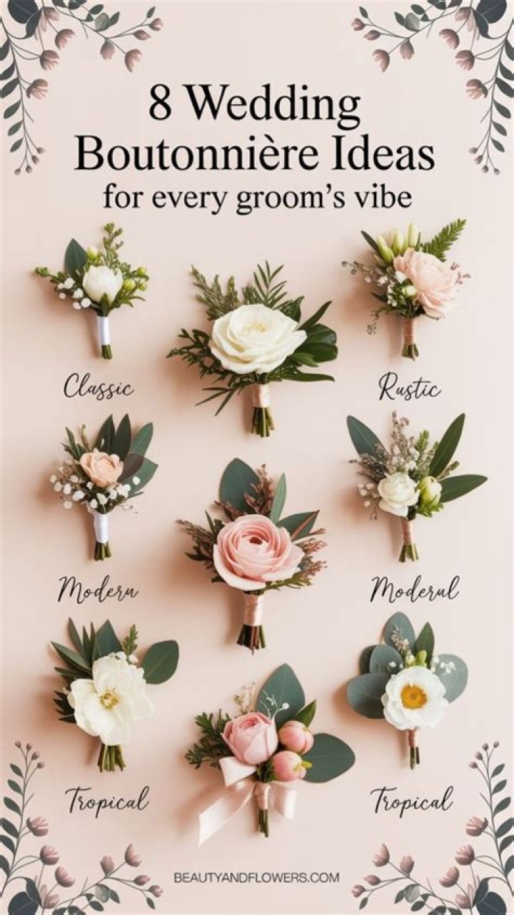 What do you do with a boutonniere after a wedding?