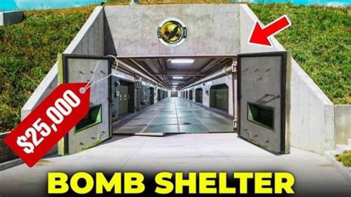 What do you keep in a bomb shelter?