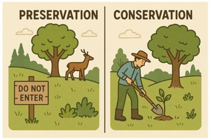 What do you mean by conservation in history?