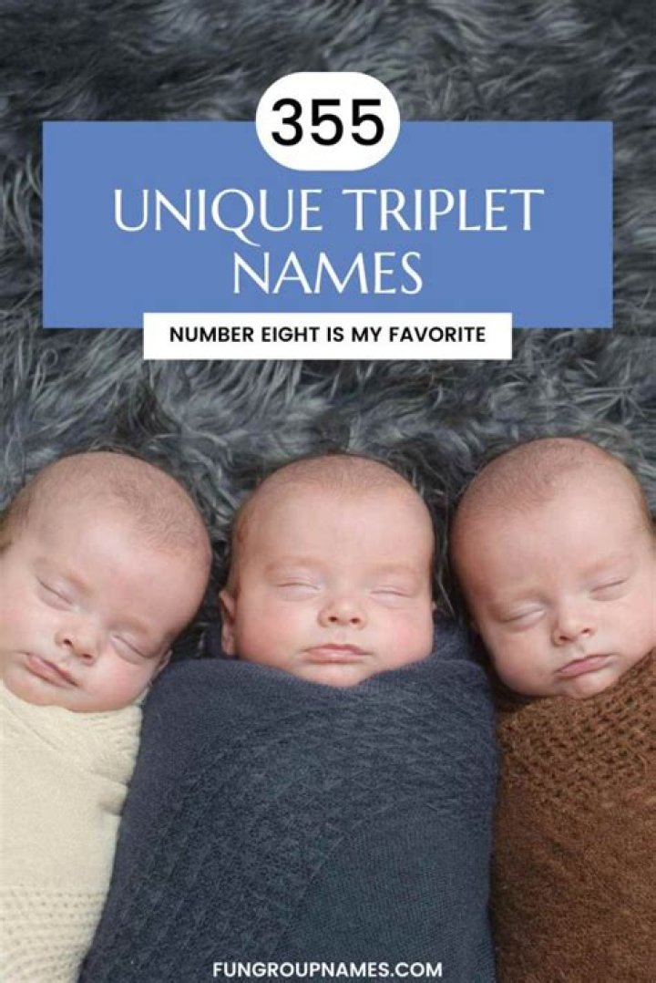 What do you name a girl triplet?