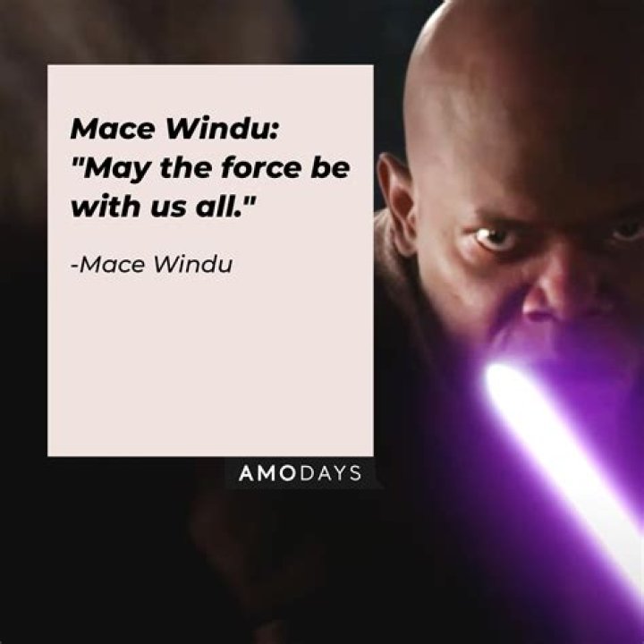 What do you say after someone says May the force be with you?