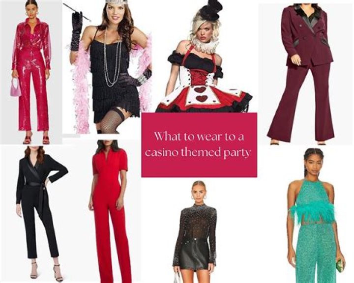 What do you wear to a casino themed Christmas party?