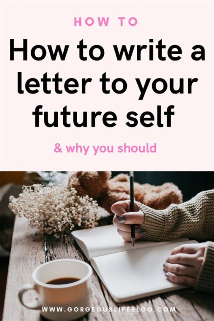 What do you write in a Dear Future Self letter?