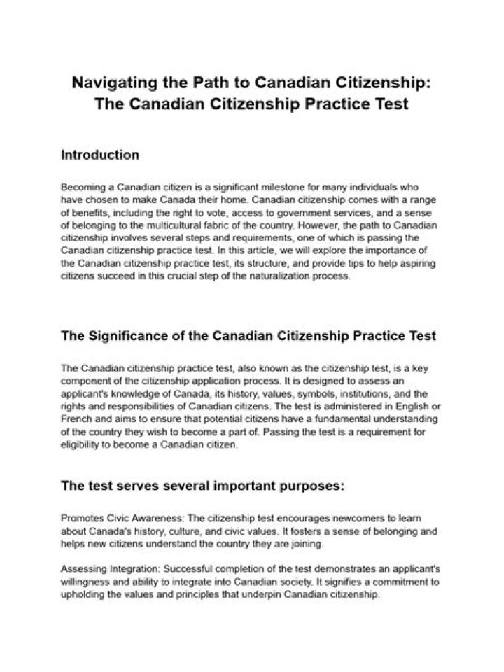 What documents do I need for Canadian citizenship test?