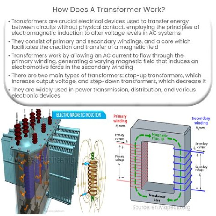 What does a converter transformer do?