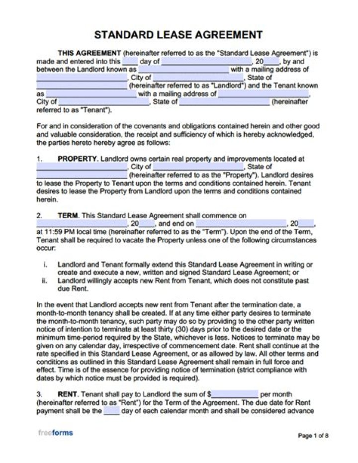 What does a lease to own contract look like?