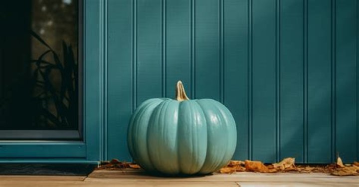 What does a teal pumpkin on the porch mean?