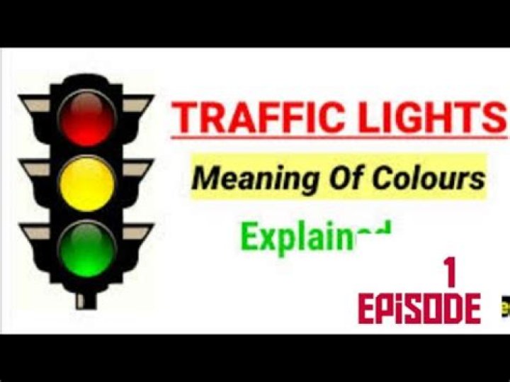 What does a traffic light symbolize?