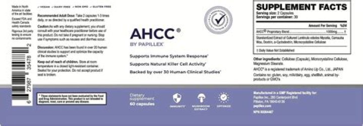 What does AHCC treat?