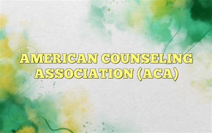 What does American Counseling Association do?
